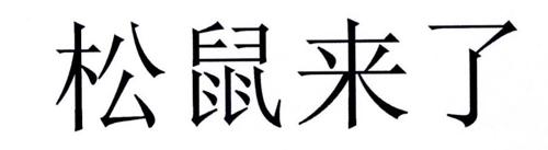 松鼠来了