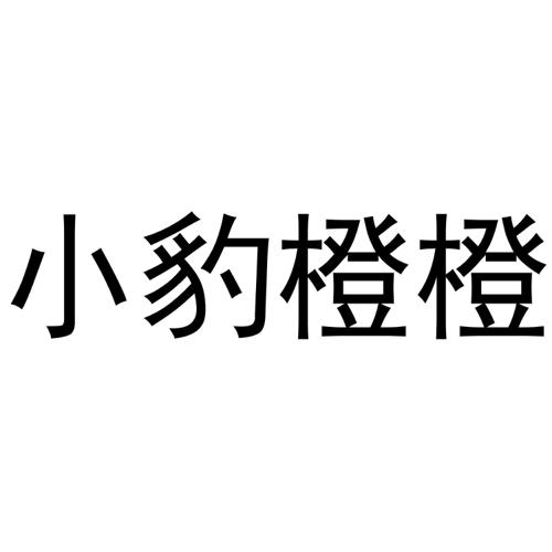 小豹橙橙