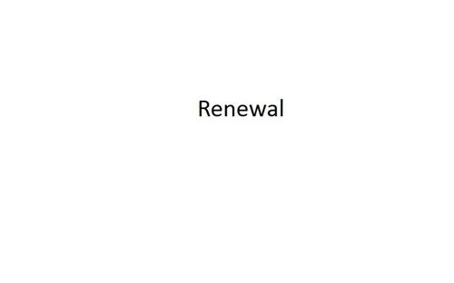 RENEWAL
