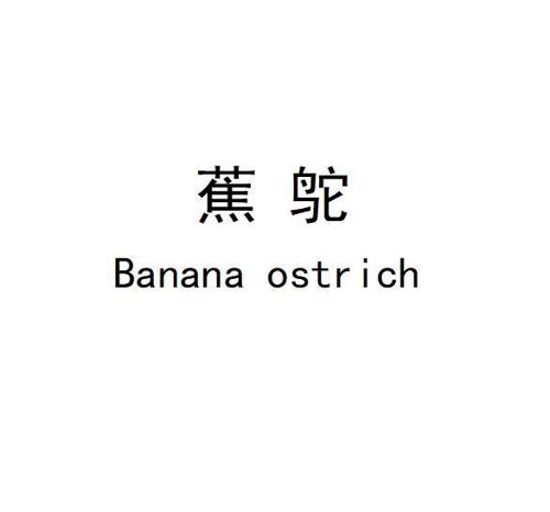 蕉鸵  BANANA OSTRICH